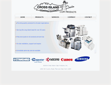Tablet Screenshot of crossislandcopy.com